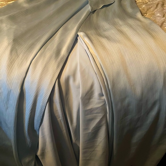 NWT SACHIN + BABI "KAYLA" HALTER BLUE MAXI GOWN SIZE 10 - Picture 12 of 15